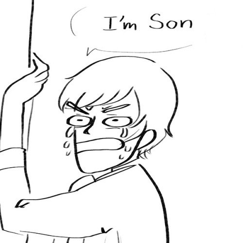 I only started taking art seriously at like 2014 this was one of the first things I drew digitally... my art style may have improved but my sense of humor? unchanged
(i got the line wrong oops)