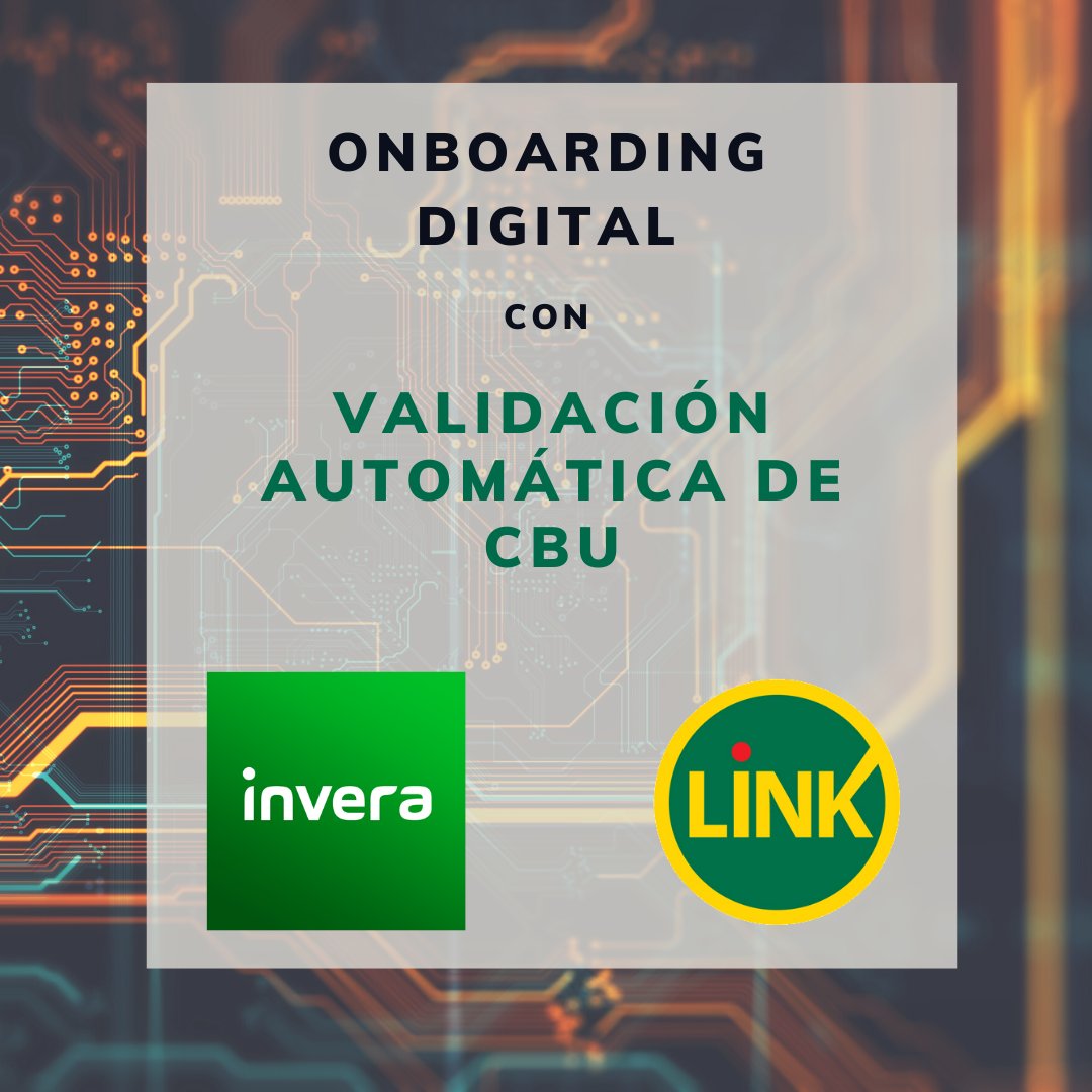 Seguimos avanzando! Ahora nuestro #OnboardingDigital valida cuentas bancarias gracias a nuestra alianza con <a href="/RedLinkAR/">Red Link</a>