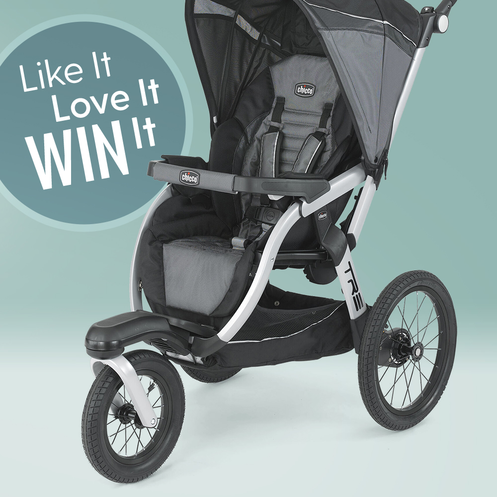 chicco three wheel stroller
