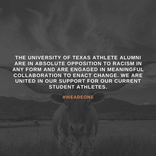 TheSamAcho's tweet photo. Proud of the way the young men at @TexasFootball have lead the charge  in the fight against racism. We are with you, we are for you, we are one. 
#UTXAA
#ITooAmTexas
#Weareone https://t.co/aCV0u4El8Y