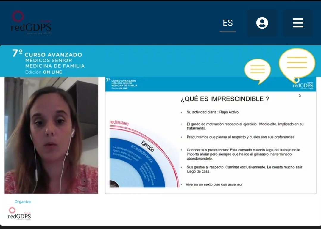 IGOARANBAR's tweet photo. Nuestra compañera @Noelia_sanz35 nos explica cómo abordar el #ejerciciofisico en las #personas con #DM2: la entrevista clínica es imprescindible.
@NadiamadridIII @OlgaGmez74 @JavierSoidan
#DiabetesSenior #webgdps #algoritmoredgdps https://t.co/8tdln8scdc