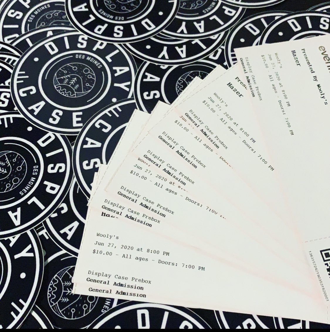 DisplayCase_IA's tweet photo. We have tickets to the show with @HazerBand and The Maw at @woolys for Saturday, June 27th for $10!!! Hit us up if you need some 🍻 https://t.co/Y3leleUvDl