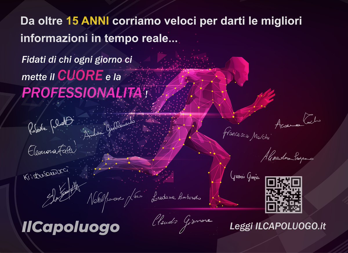 Da oltre 15 anni corriamo veloci per darti le migliori informazioni in tempo reale...