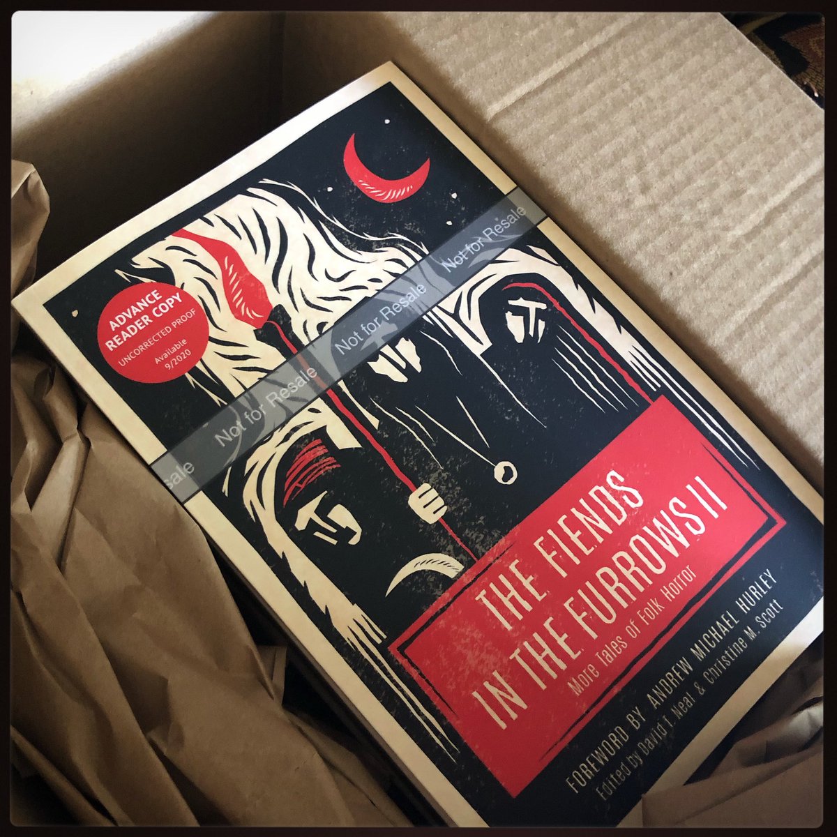 nosetouchpress's tweet photo. ARCs have arrived! #npfolk #folkhorror #horrorbooks #horroranthology #nosetouchpress #bookstagram #bookstagrammer #bookreviewers https://t.co/XZOj4CXYhR