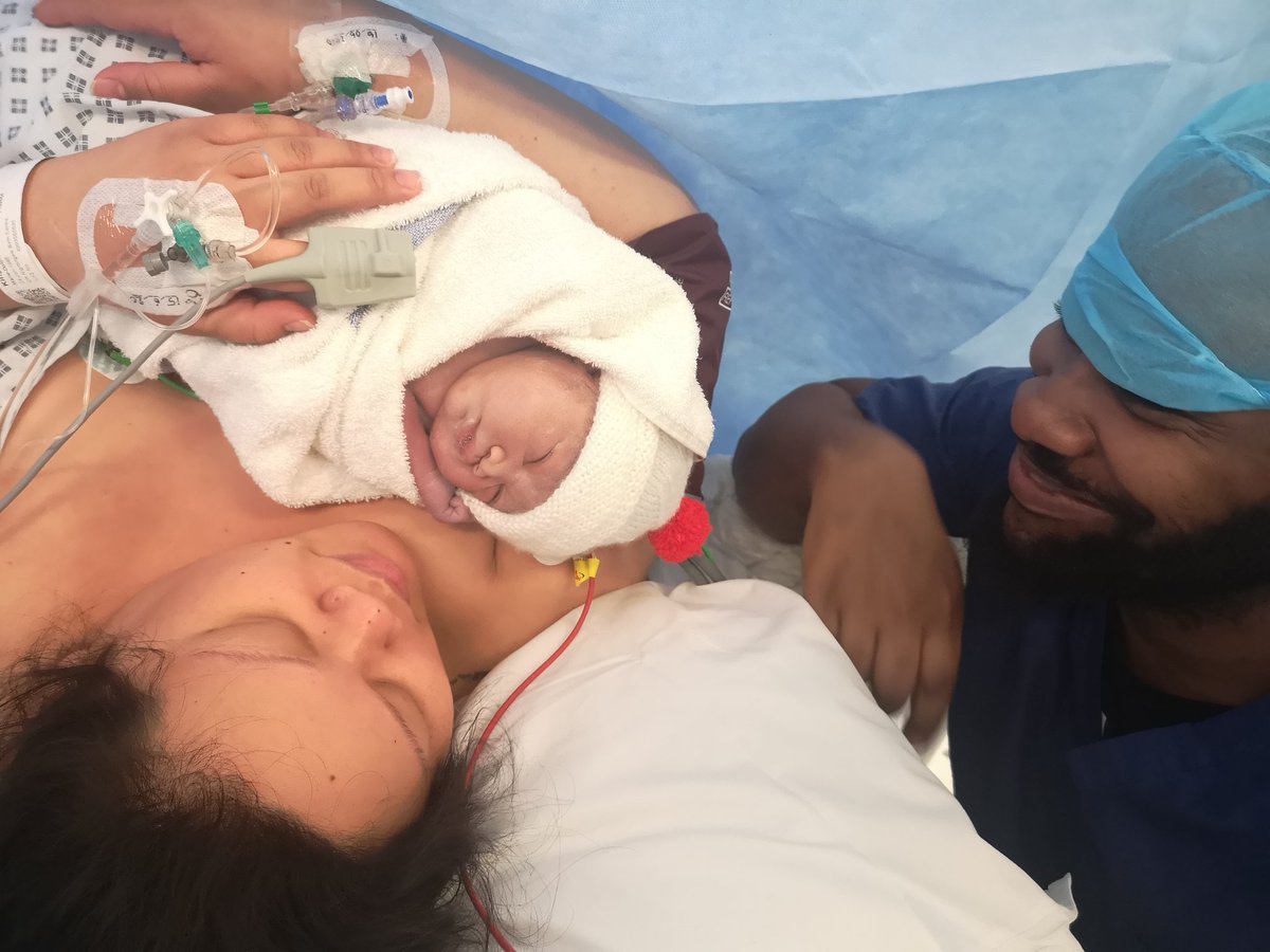 KingJae's tweet photo. After being told she had gestational diabetes, doing those injections 3 times a day, pricking herself 6 times a day to see blood levels, failed induction...daughter came through with a emergency c-section. Its been so emotional &amp; challenging but this woman is amazing!Best gift 💜 https://t.co/PuQZkk36VZ