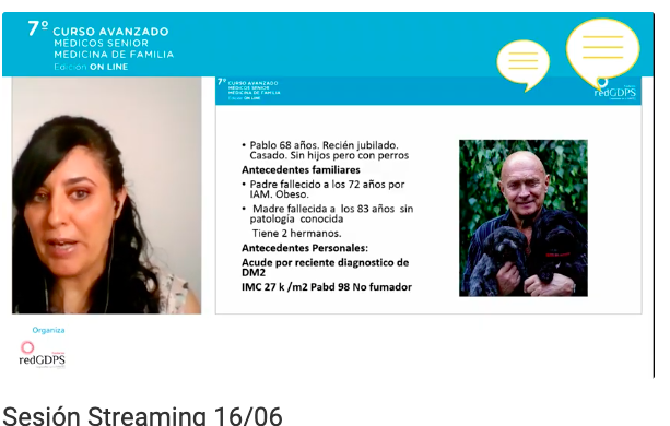 redGDPS's tweet photo. Iniciada la 2ª jornada del 7ª Curso avanzado de @redGDPS
En esta jornada dos mesas en el #webgdps
Presentación de casos clínicos basados en el #algoritmoredgdps de #estilosdevida con @JavierSoidan @NadiamadridIII @Noelia_sanz35 y @OlgaGmez74 https://t.co/HbYJpdAP6W