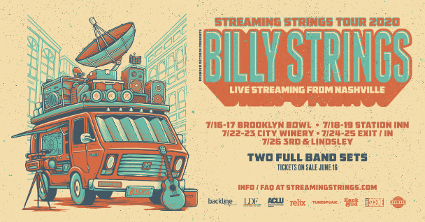 CrossoverTours's tweet photo. 📣💥ON SALE NOW💥📣 @bstrings1 and #StreamingStringsTour 2020 presented by @RounderRecords. Live streaming TWO FULL BAND SETS from @BBowlNashville, @stationinn1974, @CityWineryNSH, @EXIT_IN, @3rdandLindsley over the course of 9 nights. INFO: https://t.co/fSzgJ02ivo https://t.co/y18gwgYfHn