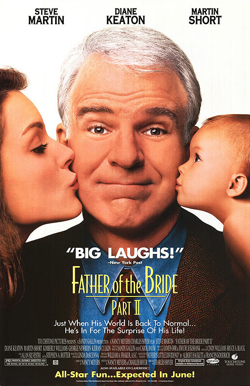 🍼 Baby Cinema
🎬 Father of the Bride Part II (1995)

In this sequel George Banks is going to be a grandpa. However, when his wife Nina discovers that she too is pregnant, George really has his hands full!

❔ Have you watched this film?

#BabyCinema #FatheroftheBride #Pregnancy