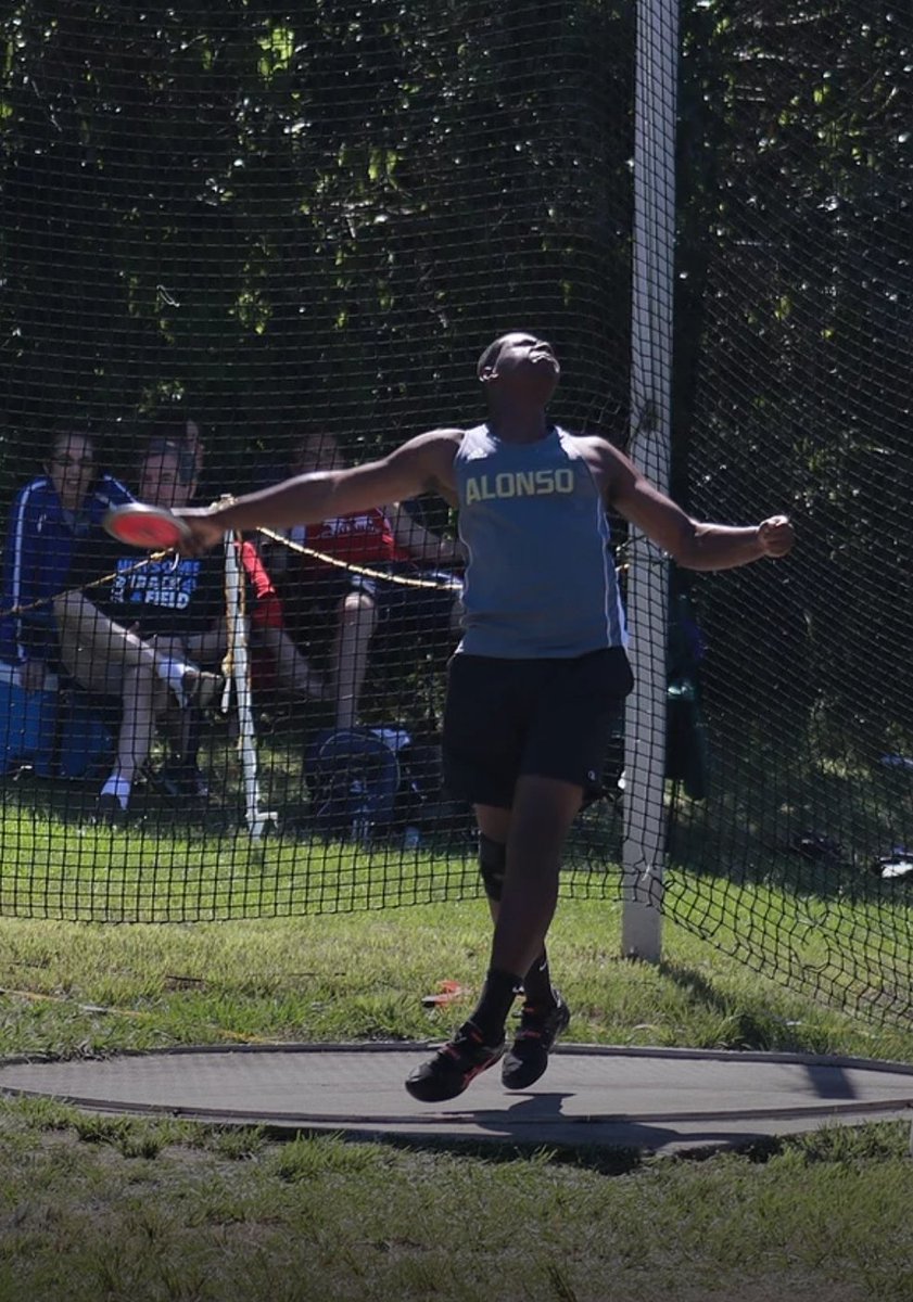 RavensXCTnF's tweet image. FIU bound! Sowande Walker, Alonso's discus record holder (170 ft), has committed to the Panthers, under head Coach Ryan Heberling, who is also the program's throwing coach. Walker was second in the State Finals last year. Go get some, Sowande! #Division1athlete #PlanetRaven