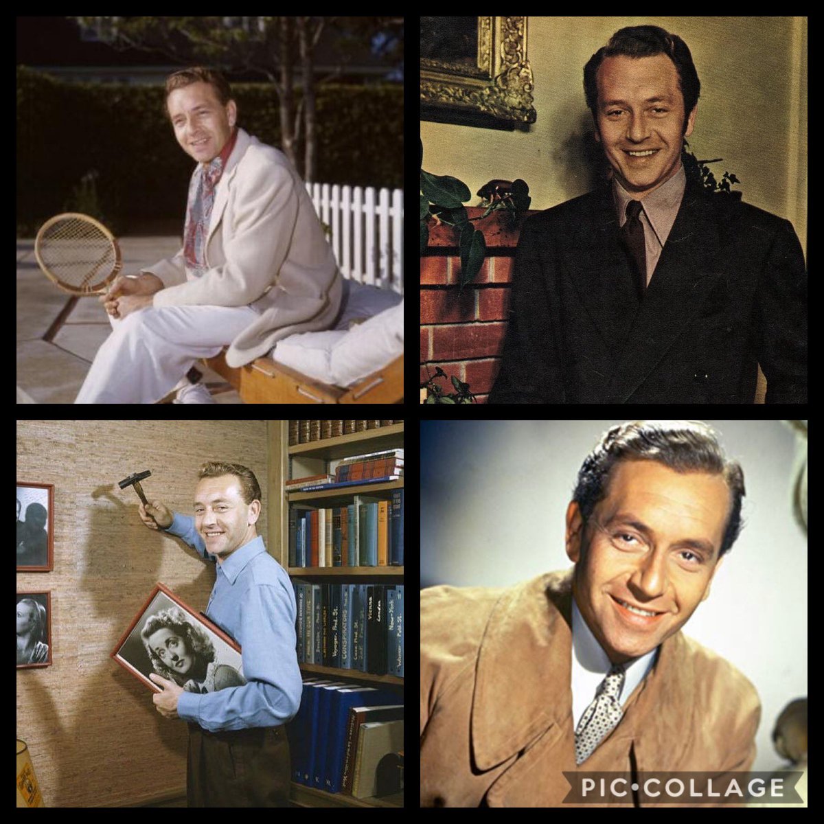 MEHenreid's tweet photo. My father in color...handsome and photogenic in color, or black and white... it’s nice to see the “old movie stars “ in color now and then🌟#PaulHenreid #Stylish #ColorPortraits #classicfilm https://t.co/dDOCQZ7yrU