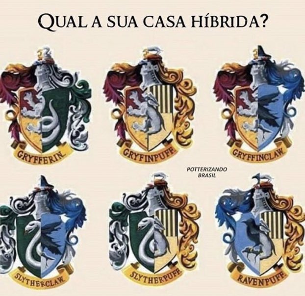 Qual é sua casa em Hogwarts?