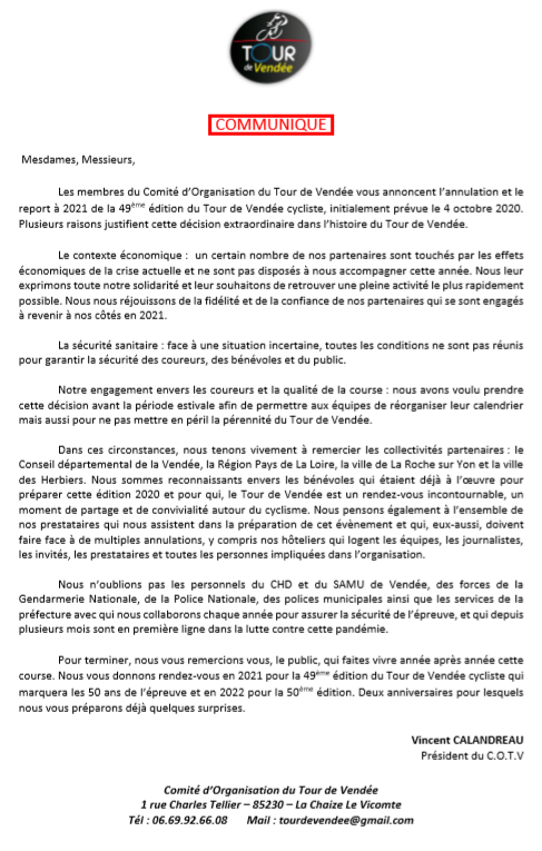 Le Tour de Vendée tweet media