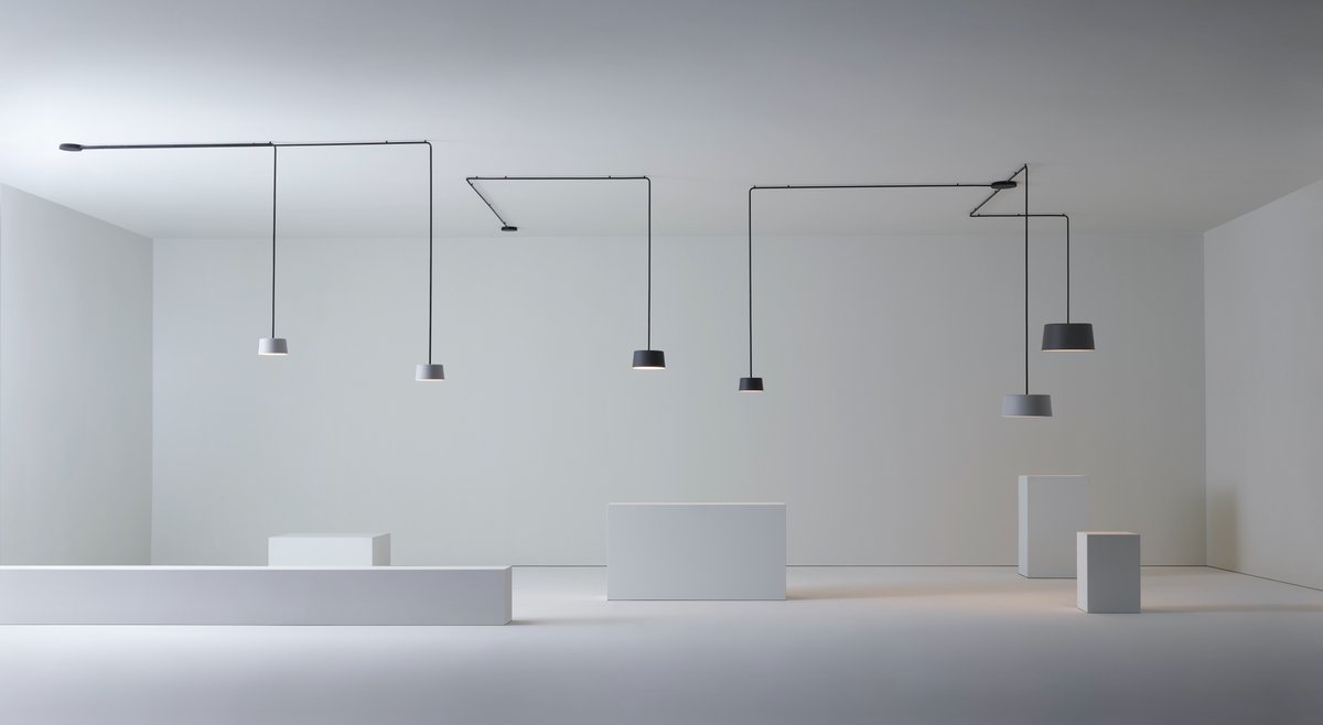LEnvironments's tweet image. We all love modularity and personalization, especially with a luminaire as beautiful at the Tube from @VibiaLight Stemming from a single connection, a network of tubes allows you to place hanging lamps wherever it makes sense for your layout.
#vibia #vibiamiles #interiordesign