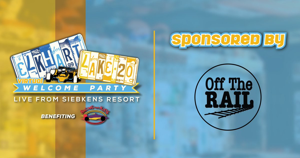 Thanks <a href="/OffTheRail1/">Off The Rail</a> for sponsoring the #elkhartlakewelcomeindy 'Virtual' Party <a href="/SiebkensResort/">Siebkens Resort</a> to benefit <a href="/Racing_For_Kids/">racing_for_kids</a>