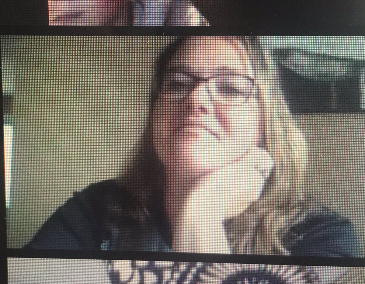 ShauneBeatty's tweet photo. I had to sit in on the last @PrideInThePaw lesson w @sdiduck. #MoreZoom 

There was a common theme in “what students would miss.”

She has been...
 a rock star teacher 🎸 
a true asset to colleagues 👑
and a pillar for administration. 💫 

There’s not enough words. 💙💛 https://t.co/nAQuwRXQO6