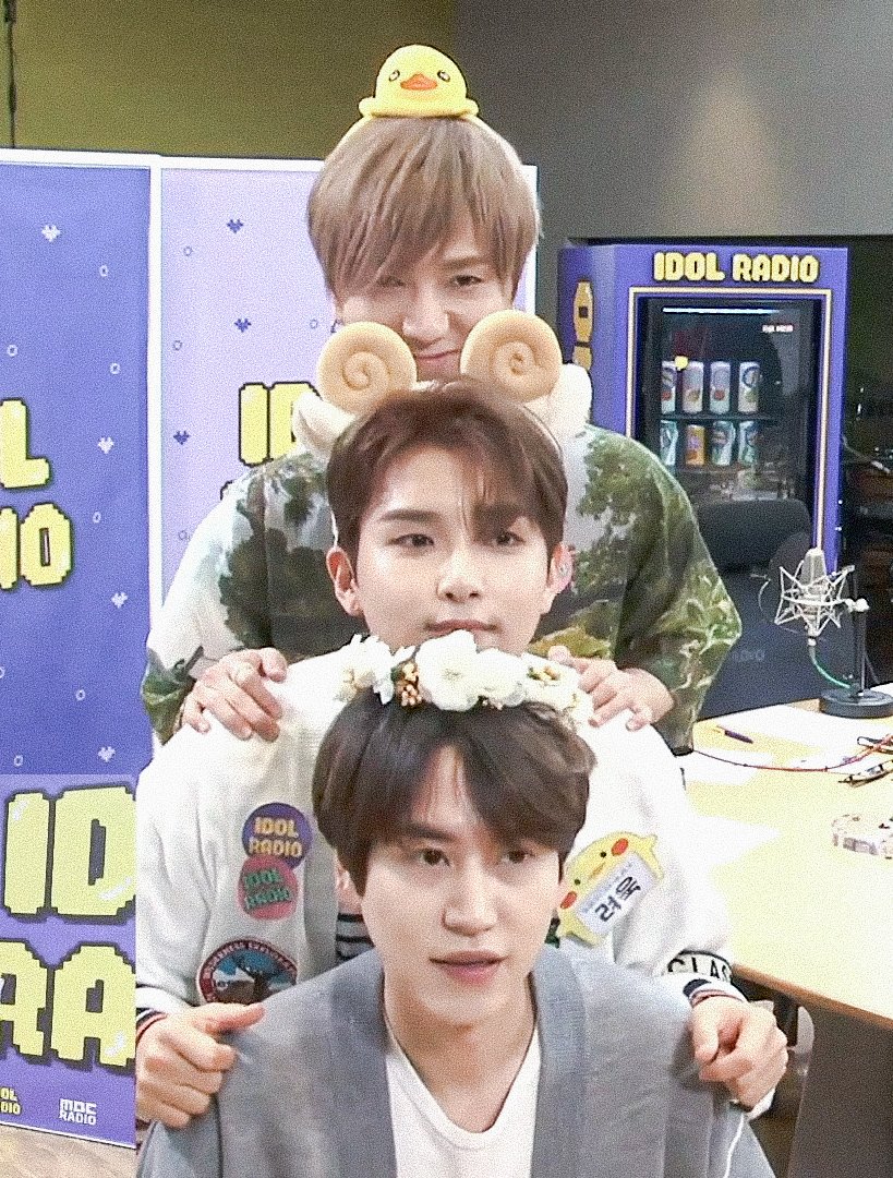 Popsical_Kwan's tweet photo. พวกเราไม่ใช่รุกกี้แต่จะทำงานด้วยเอเนอจี้ของรุกกี้~ 🌸🐏🐣 #SMCookie #SuperJuniorKRY #WhenWeWereUs #Kyuhyun #Ryeowook #Yesung #IDOLRADIO https://t.co/jWU3EffX5h