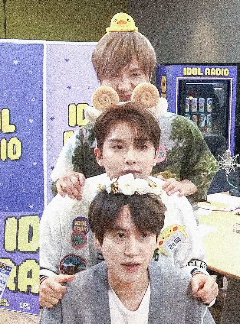 Popsical_Kwan's tweet photo. พวกเราไม่ใช่รุกกี้แต่จะทำงานด้วยเอเนอจี้ของรุกกี้~ 🌸🐏🐣 #SMCookie #SuperJuniorKRY #WhenWeWereUs #Kyuhyun #Ryeowook #Yesung #IDOLRADIO https://t.co/jWU3EffX5h