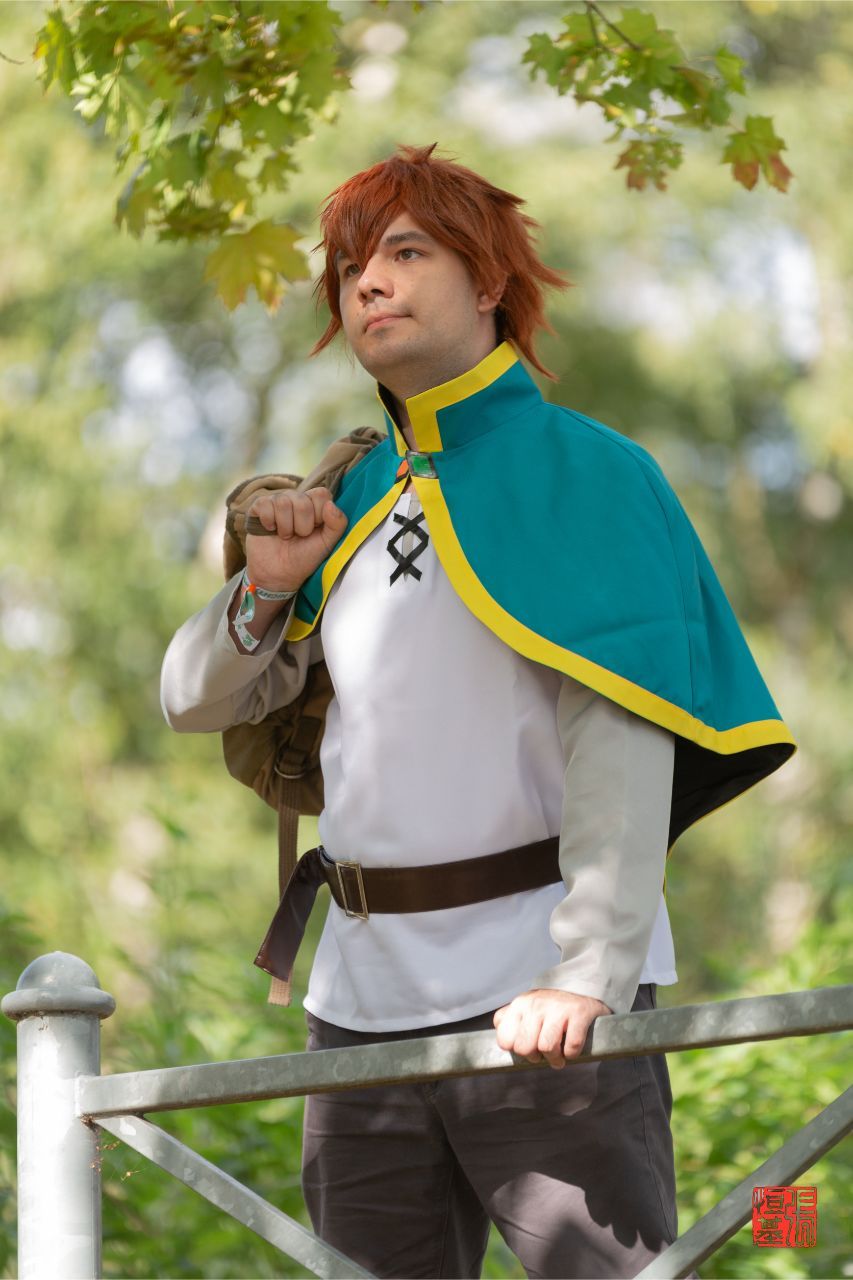 The outfit / cosplay Kazuma in Kono Surabashi