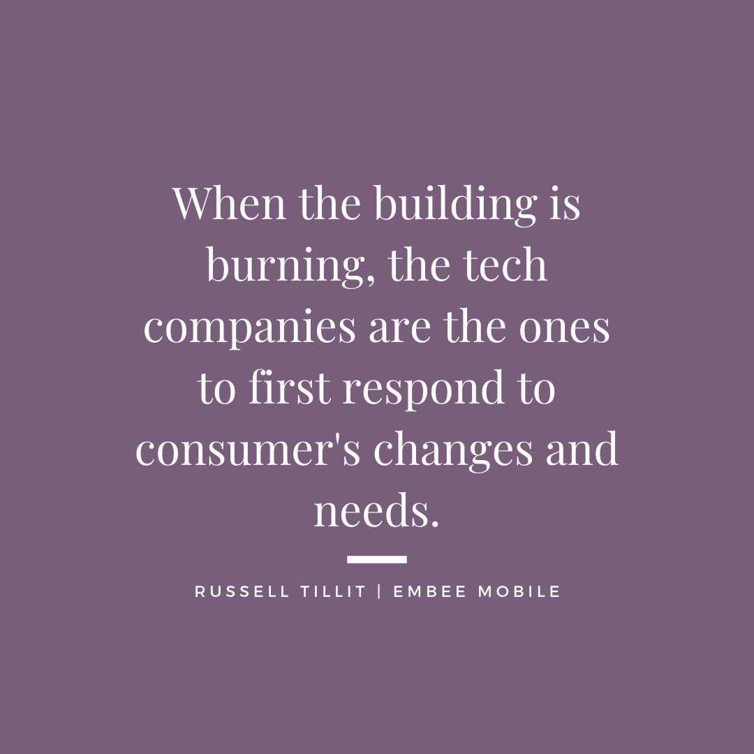 LittleBirdMktg's tweet photo. Russell Tillit at @EmbeeMobile explains the cultural shifts and changing consumer behavior due to COVID-19. 

#IIeX #insights #mrx @GreenBook @LittleBirdMomma https://t.co/DZLYRdDKgE