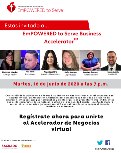 NuestraEscuela's tweet photo. ¡REGISTRATE AHORA! ¡Contamos con tu apoyo! <3

Nuestra Escuela estará compitiendo por un donativo en este expo de la American Heart Association Puerto Rico. Necesitamos tu voto.
Puedes registrarte AHORA en este enlace para participar https://t.co/RGzTozs7V8

 #emPOWERchange https://t.co/ah26ESMaVb