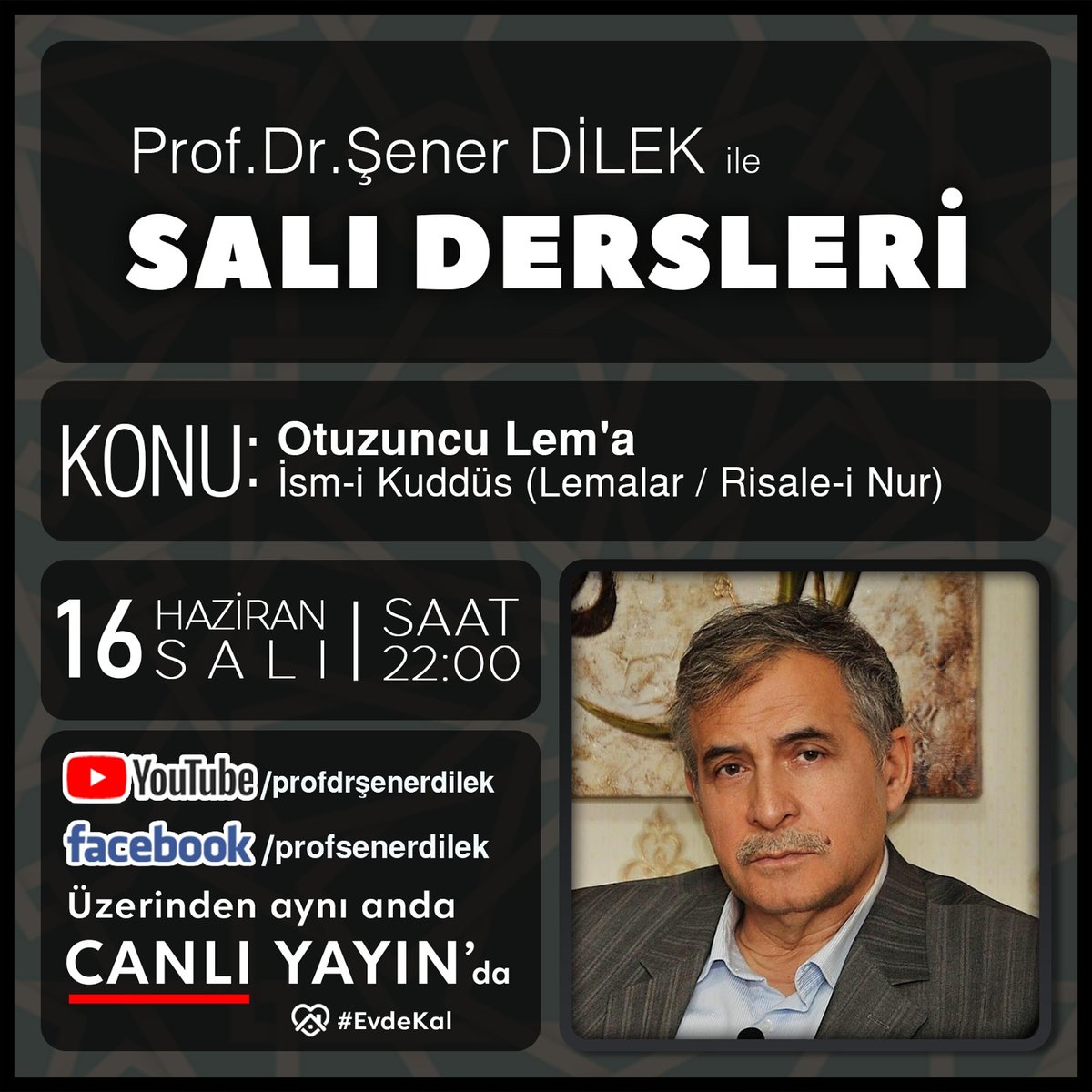 facebook.com/profsenerdilek…

Canlı Yayınımız Başladı.
İstifade dileklerimiz ile..