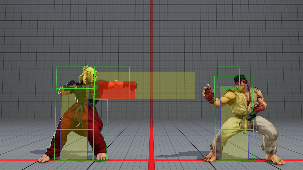 CuongLinhcc's tweet image. Theory: Tekken has so many issues w/ Fahkumram bc 3D models are infinitely harder to simulate than 2D models. A rule of thumb is Total # of Collision Checks = (# of Hitboxes) x (# of Hurtboxes). Bc we need T7 to run at 60FPS, best we can do is approximate the shapes of characters