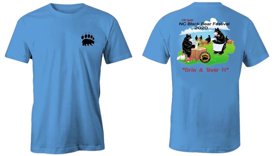 Here’s your chance to pre-order your “Grin &amp; Bear It” 2020 Virtual NC Bear Festival T-Shirts!  We’ll be ordering these in the next week.

This is the only way to ensure the availability of the color of your choice in your size.

Just follow this link: 
ncbearfest.com/Merchandise.as…