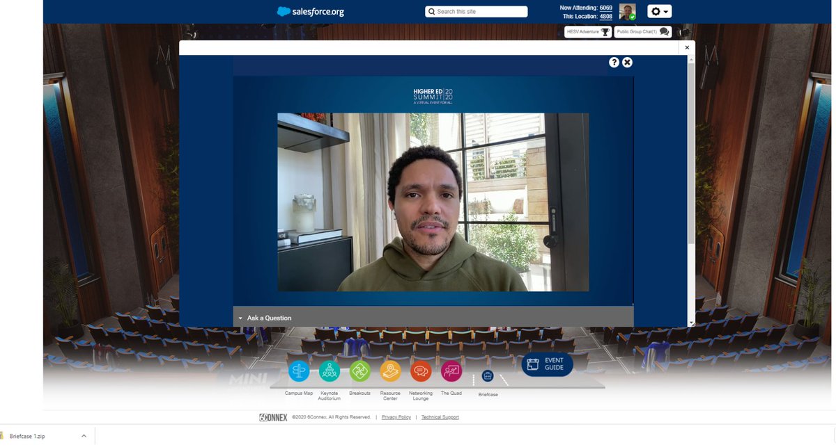 jfoerster_atx's tweet image. Trevor Noah on increasing Minority enrollment: &quot;The questions should not be how to increase it but ask WHY Minorities are not enrolling&quot; Does it make sense in light of the systemic challenges minorities face during and after college. #HESummit20 #Salesforceorg