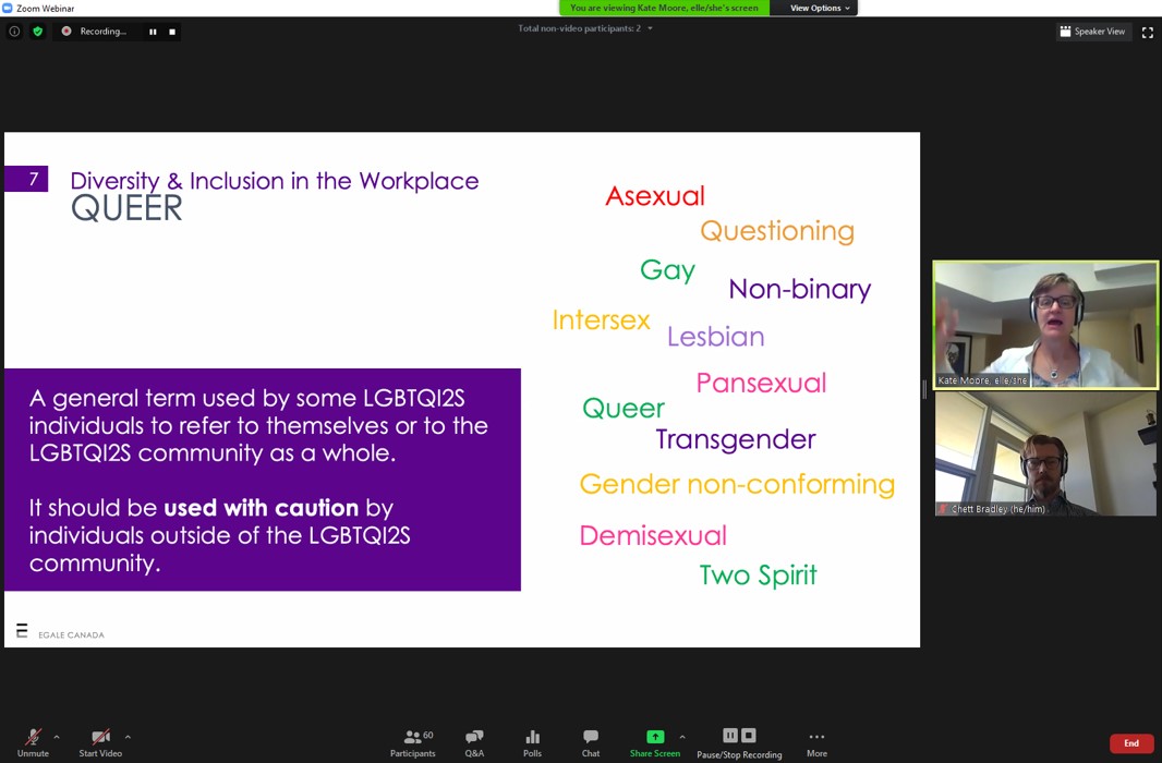 ToSoArch's tweet photo. "Do the best you can until you know better. Then, when you know better, do better." Opening words for our #TSALecture with @egalecanada as we explore the identities and experiences captured by the #LGBTQI2S acronym and how to make our workplaces more inclusive!
#Pride #TSAPride https://t.co/V4gd4tKJOw
