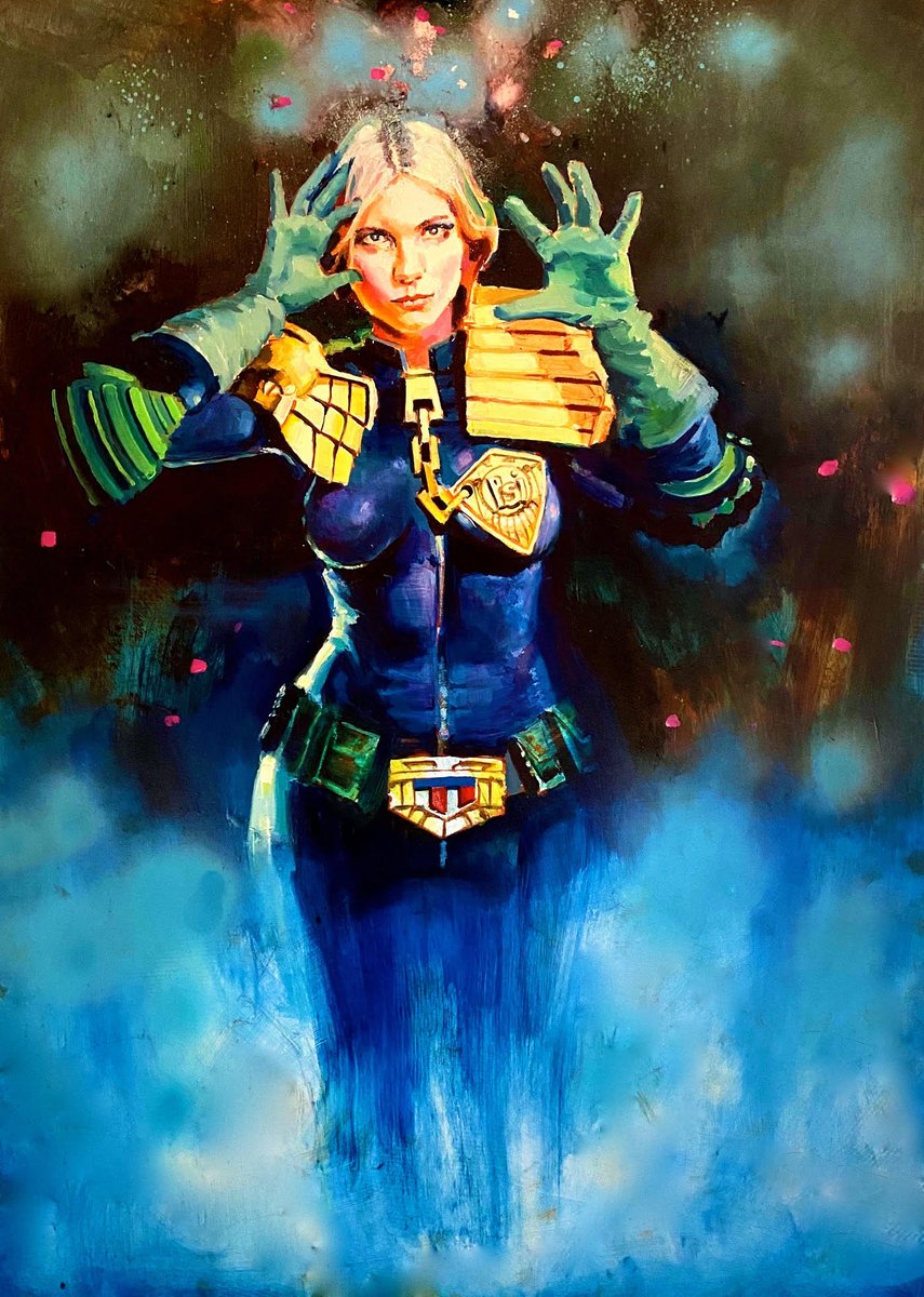 2000AD's tweet photo. @TheComicon And congrats to the runner-up artists - Ian Stopforth and Javier Benavides!

Thanks to the hundreds who entered! We’ll be announcing the next theme of the competition soon, details and T&amp;Cs at https://t.co/lPHjjzm8YQ https://t.co/Vw0rbxatOg