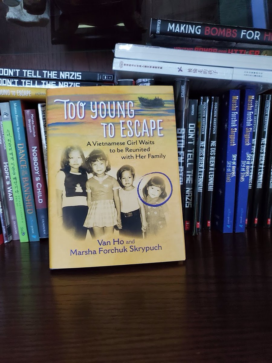 MarshaSkrypuch's tweet photo. THRILLED that #tooyoungtoescape has won the first ever #yellowcedar award!!! #forestofreading #forestofreadingfestival @pajamapress @TheExpositor @BtfdLibrary Listen to all of the nominees here: https://t.co/Mxi3lM1Os2 https://t.co/hlWI0ZJc3T