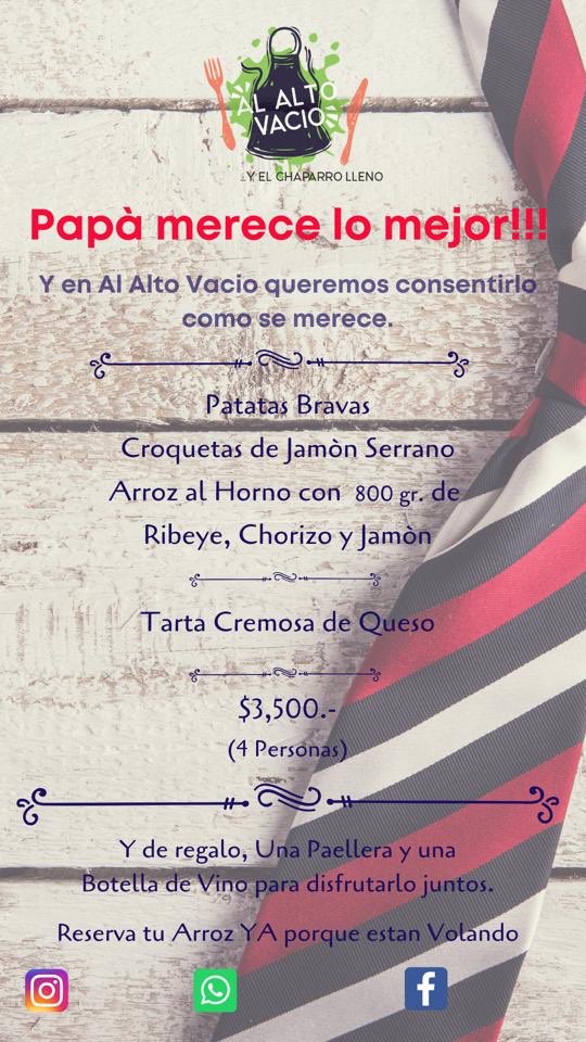 VacioAlto's tweet photo. Celebra a papá cómo se merece!! https://t.co/h7ctOvvGfz