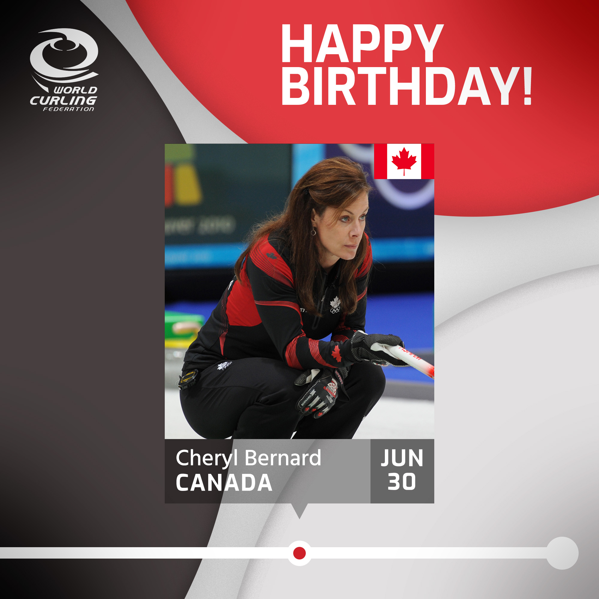 Join us in wishing 2x Olympian, Cheryl Bernard, a very happy birthday!  