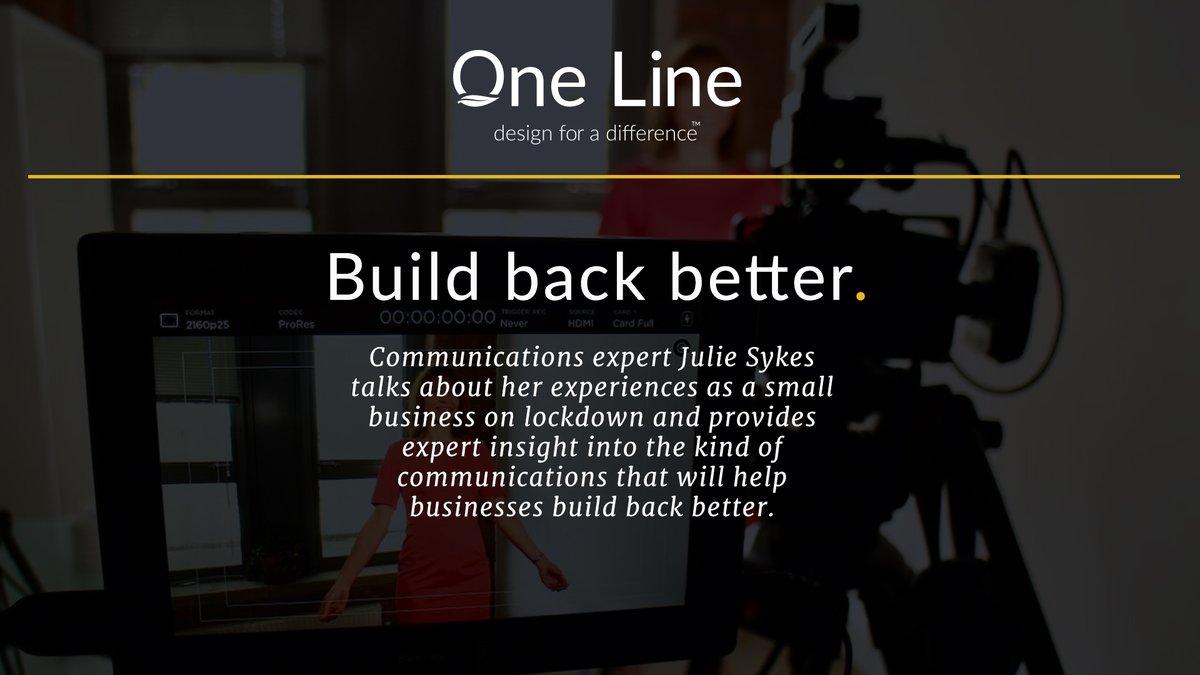 onelinestudio's tweet image. youtu.be/ymK4Kh0m3_8 In conversation with @thecommsguide about surving lockdown with no kitchen and what&apos;s coming in the future of #changecommunications #business #businessnews #economy #COVID19 #BuildBackBetter #graphicdesign #marketing #VideoMarketing