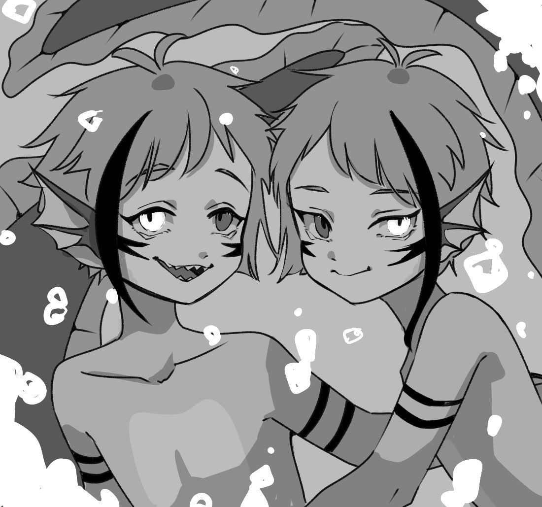 #twstファンアート
海の底でも煌々と輝いて 