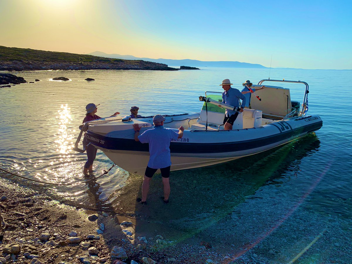 So how does a survey like this work, and what is archaeological survey anyways?While most projects in Greece focus on a single landscape, SCIP tackles a different island every few days! That means sailing with all of our equipment each day & doing lots of preplanning! ~el 5/13