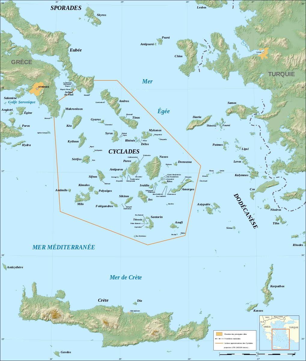 The Cyclades are made up of 1,200+ islands in the Aegean Sea, although only 30-odd have permanent populations. These ‘other’ islands played many roles through history—pasture, religion, defense—& we surveyed many small islands around Paros last year to understand more! ~el 4/13