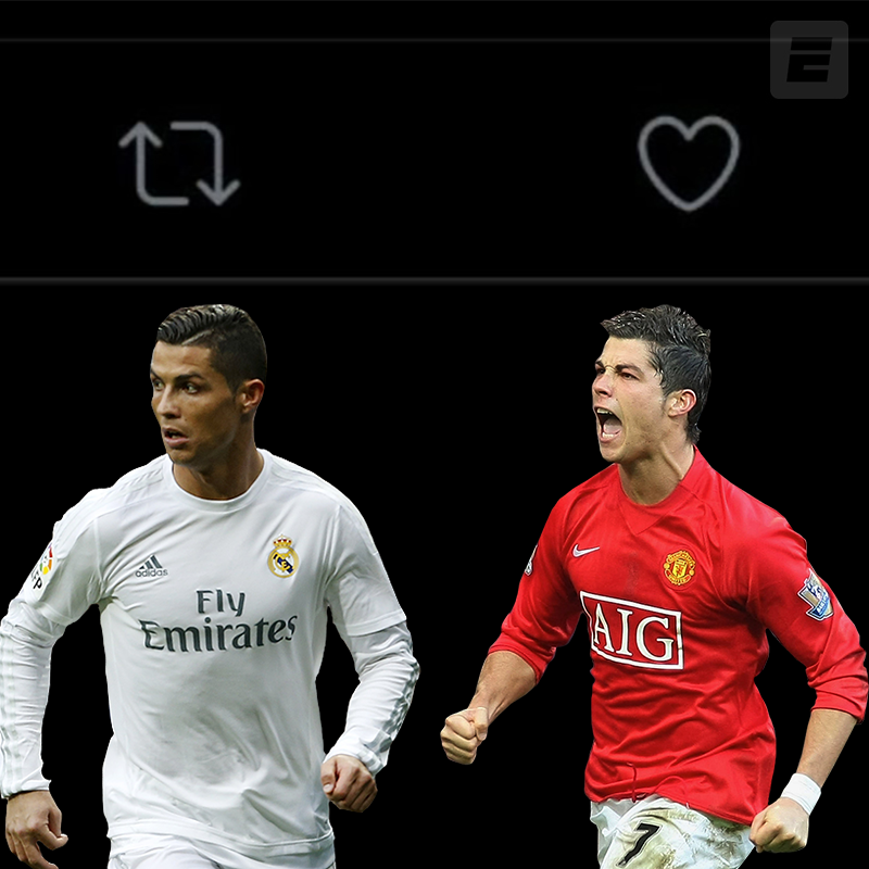 Cristiano Ronaldo in white or red?