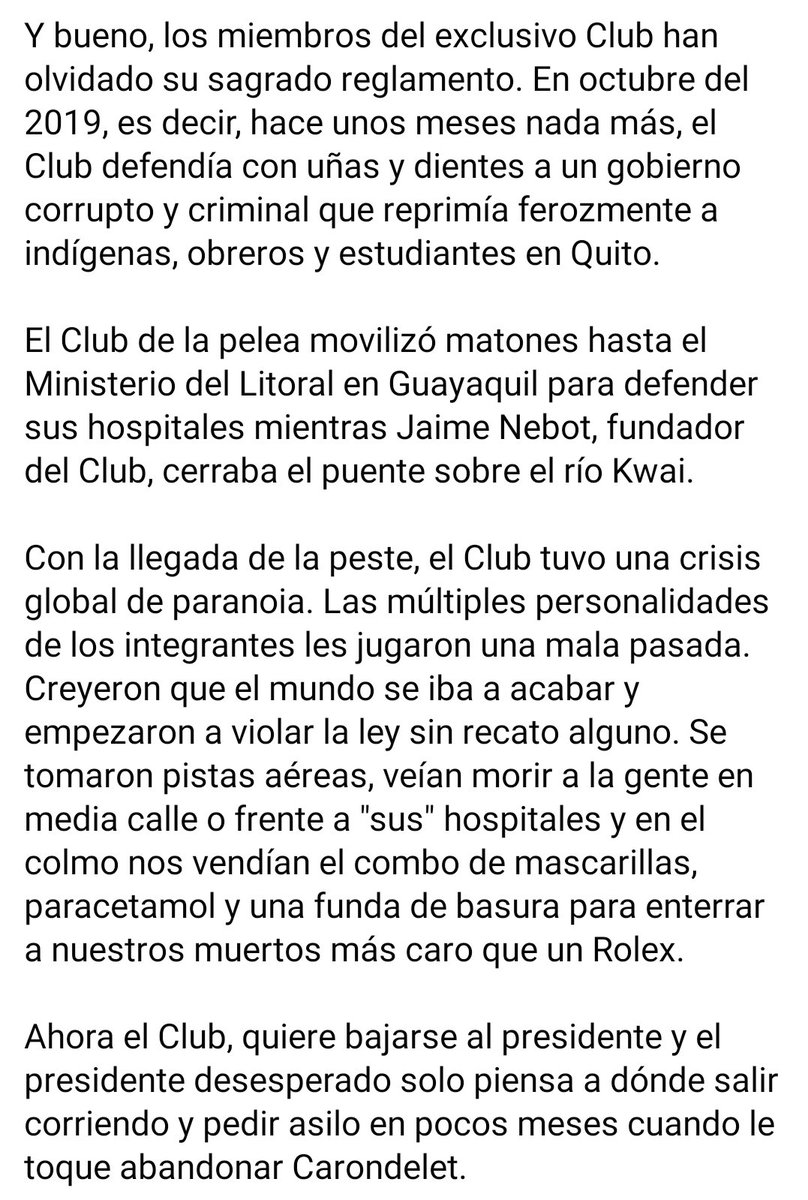 PedritoExtranja's tweet photo. El Club de la Pelea... https://t.co/YOMYXKUjBb