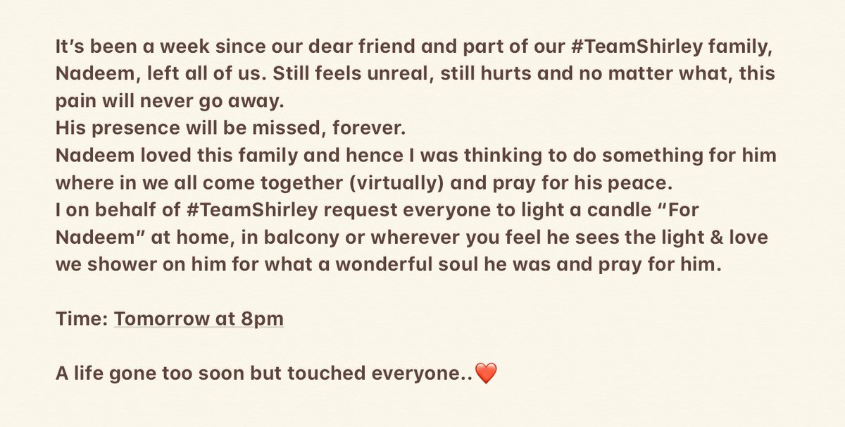 iNatashaSingh's tweet photo. For Nadeem ❤️ https://t.co/oJlusu1Bfh