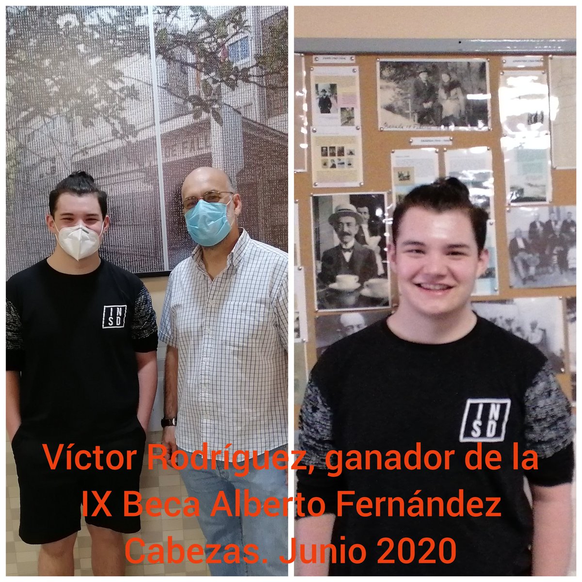 Víctor Rodríguez, ganador de la IX Beca Alberto Fernández Cabezas del <a href="/iesmanuelfalla/">IES Manuel De Falla Móstoles</a>. Buen compañero, buen amigo, buen hijo, buena persona y buenos resultados académicos. Enhorabuena