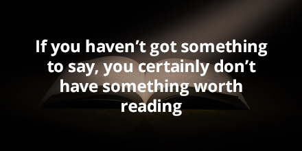 Excellent reminder about expressing an opinion in your writing. From: intercom.com/blog/opinions-…