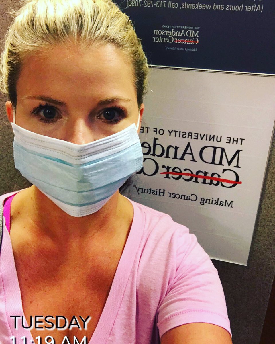 trinityntate's tweet photo. Doesn’t matter how often you come and what type of appointment it is there is always some degree of anxiety coming. Just got my bloodwork done and waiting on results and to see my oncologist. Praying for continued good news. #itsallundercontrol #mdanderson #et #mpn #FaithOverFear https://t.co/COHHR9RKaZ