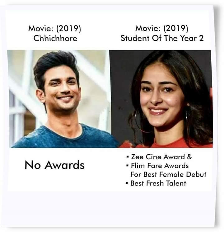 SiddJadhav's tweet photo. This is the crap what #nepotisminbollywood results in, No value for Talent...
@BeingSalmanKhan &amp; @karanjohar these are just a few topliners...
But the BLAME equally goes on all of us, while trying to make a choice between Talent vs Stardom
#sorryssr #JusticeForSushantSinghRajput https://t.co/2Ef5t2bqiu