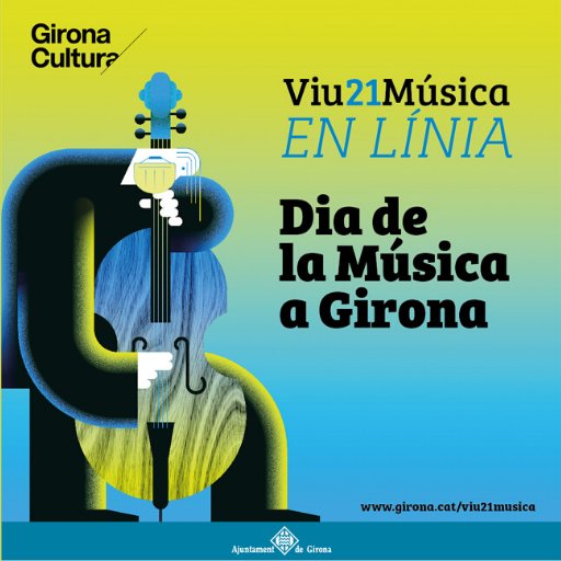 LaMarfamusica's tweet photo. 🎷 Diumenge 21 de juny volem celebrar amb vosaltres el #Viu21MúsicaENLÍNIA, el #DiadelaMúsica a Girona de manera virtual.
🗳️ Ara la veu és vostra! Podreu votar del 21 al 28 de juny fent 👍 als millors vídeos guanyadors que trobareu al canal de YouTube de @cultura_gi 
#Musica https://t.co/WvRmFXadVK