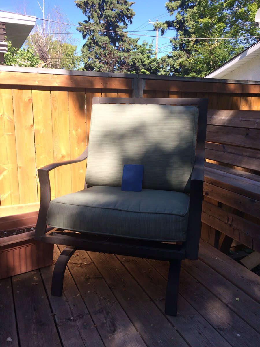 sandmarinator's tweet photo. My favourite place to read these days. @EPLdotCA #EPLfromHome #hooplabookclub https://t.co/KDS0io2QpP