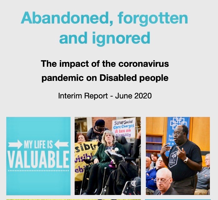InclusionLondon's tweet photo. Abandoned, Forgotten &amp; Ignored
The impact of covid-19 on Disabled people 

A webinar and panel discussion to launch our report examining the impact of covid-19 on Disabled people. 

📅Wednesday, June 24, 2020 
⏲️05:00 PM to 6.30pm  

Book here 👇
https://t.co/HwbtmkTzOT https://t.co/x9pj3dqK9h