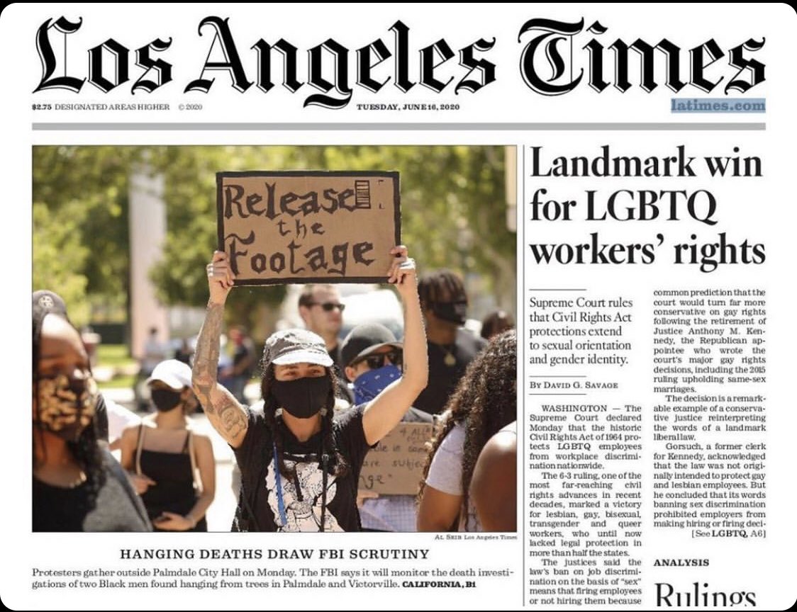 Billyjensen's tweet photo. Mainstream media is finally getting on board, running the right picture with the right message for the LA Sheriffs in the Robert Fuller investigation. #RobertFuller #palmdale #malcomharsh https://t.co/MI1E9x72bX