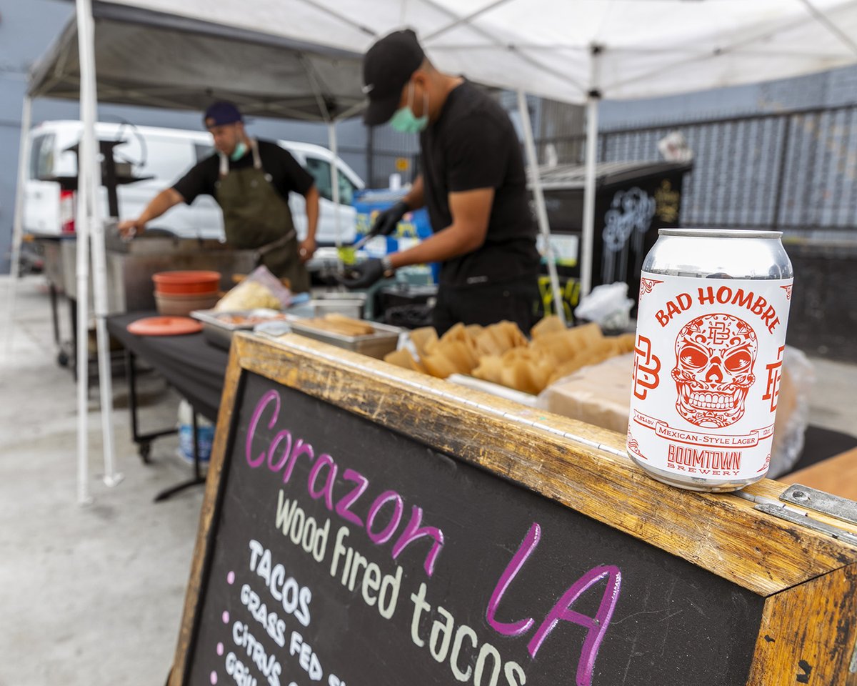 What a beautiful day for Beer &amp; Tacos 🌮🌴🍺Taproom closed today but we're selling beer to-go from 12-7pm &amp; you'll find <a href="/CorazonLA_/">Corazon LA</a> with our favorite eats for #TacoTuesday. Preorder Tacos at bit.ly/BoomtownCorazo…
Beer &amp; Reservations at BoomtownBrew.com

#DTLA #LATacos