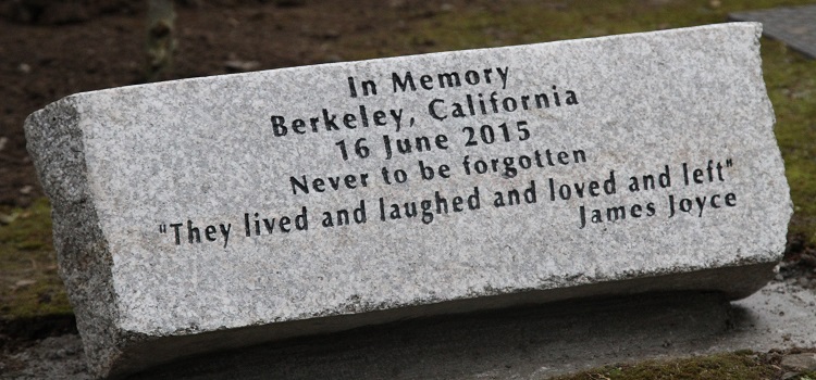 iipcsf's tweet photo. As Bloomsday is marked around the world, one Joyce quote that stays with us in #Berkeley every June 16 - "They lived and laughed and loved and left." We remember. Join us for our Remembrance Service this morning https://t.co/uJLZTw5rWr #BerkeleyBalcony #J1 https://t.co/AVuA4ROH7p